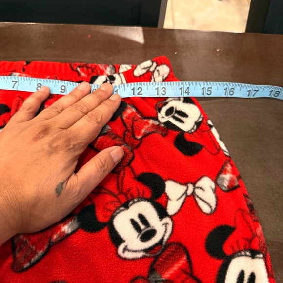 Disney Red Mickey and Minnie Mouse Pajama Bottoms - Picture 3 of 8